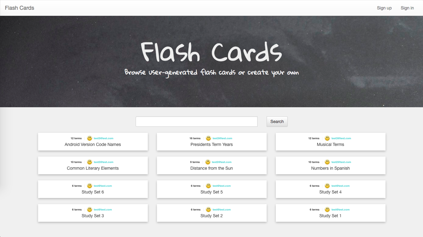 Flash Cards